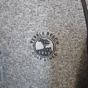 NWOT Cutter & Buck Pebble Beach Golf Links Mainsail Sweater 1/2 Zip Mens Large